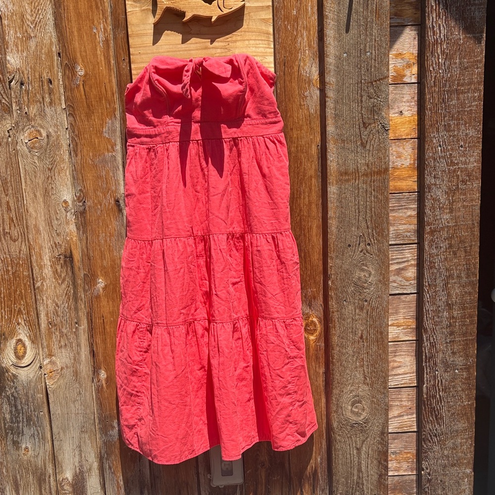 Universal Thread Strapless Red Dress